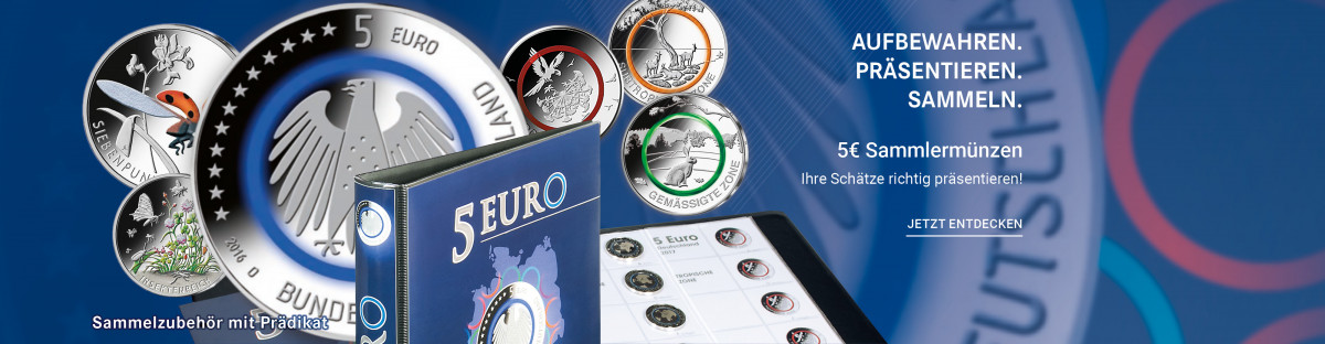 5 Euro-Münzen mit Polymerring