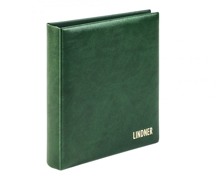 LINDNER karat-Ringbinder CLASSIC mit 4-Ring-Mechanik, leer - Grün