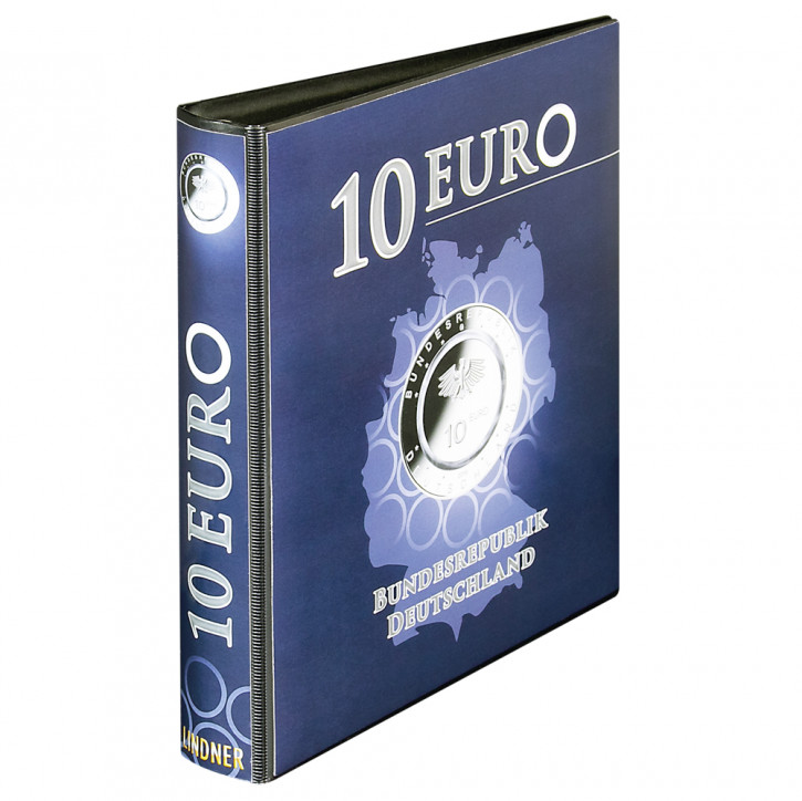 LINDNER karat Motiv-Ringbinder im 10 Euro-Design, leer