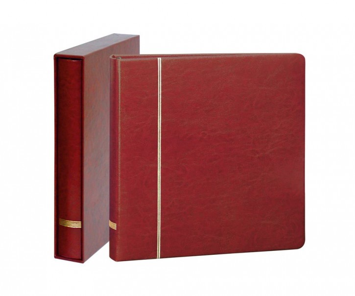 Lindner Ringbinder Set ELEGANT in Weinrot