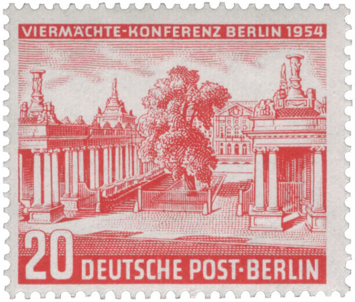 Briefmarken Berlin 1954 Mi.Nr. 116, Viermächte-Konferenz. Postfrisch