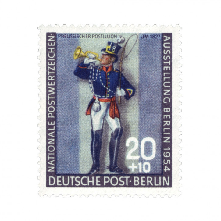 Briefmarken Berlin 1954 Mi.Nr. 120, Postillion. Postfrisch