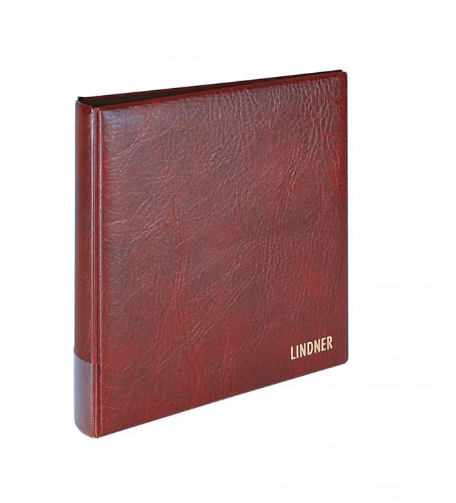 LINDNER Ringbinder RONDO REGULAR. Weinrot