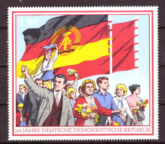 Briefmarken DDR 1969, Mi. Nr. 1508, 20 Jahre DDR (II). Postfrisch