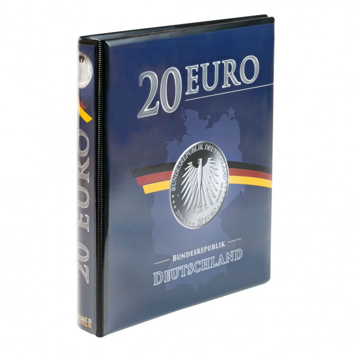 LINDNER karat Motiv-Ringbinder im 20 Euro-Design, leer