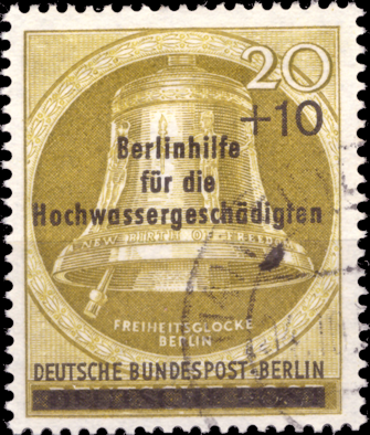 Briefmarken Berlin 1956 Mi.Nr. 155,  Hochwassergeschädigte, Gestempelt