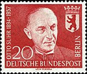 Briefmarken Berlin 1958 Mi.Nr. 181, Prof. Otto Suhr. Postfrisch