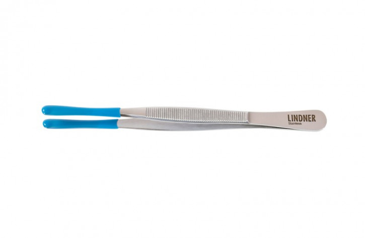 Lindner Edelstahl-Münzpinzette, 115 mm, mit beschichteten Spitzen