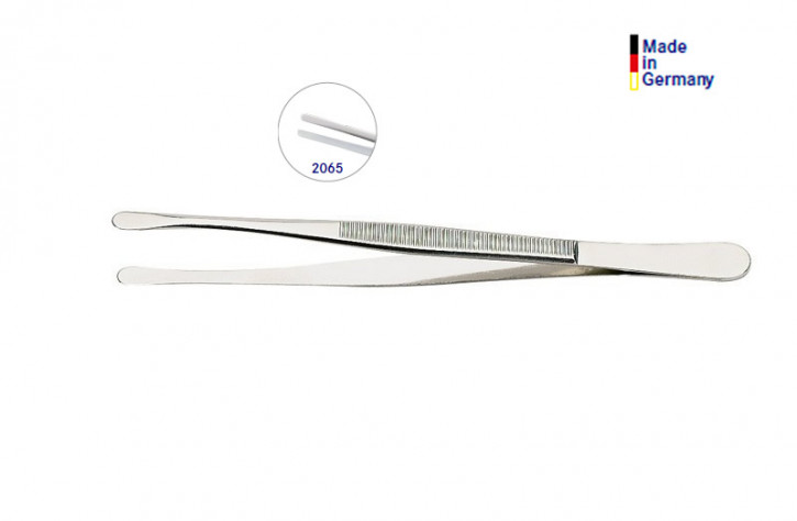 LINDNER Edelstahl-Pinzette, 115 mm, mit geraden Spitzen