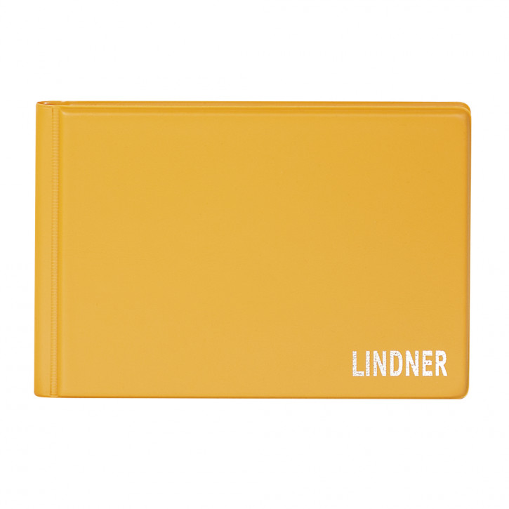 Lindner Taschen-Münzalbum COLOR für 48 Münzen, 150 x 100 x 18 mm, DINO (orange)