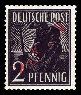 Briefmarken Berlin 1949 Mi.Nr. 21, Rotaufdruck - Postfrisch