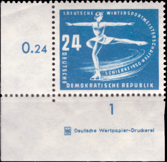 Briefmarken DDR 1950 Mi.Nr. 247 DZ (Druckereizeichen) Postfrisch