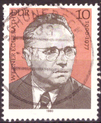 Briefmarken DDR 1980, Mi.Nr. 2500, Persönlichkeiten der deutschen Arbeiterbewegung (VIII). Gestempelt