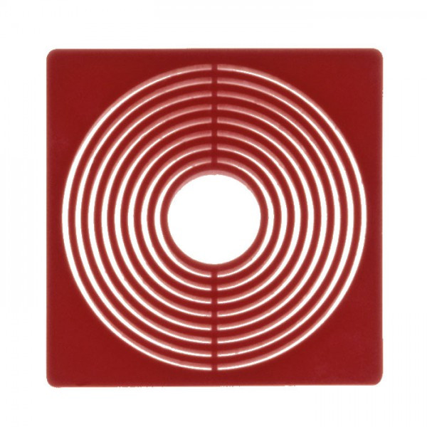 LINDNER Münzbox-Inletts 51 x 51 mm, dunkelrot, 10er-Packung