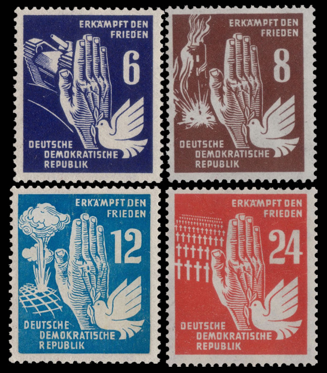 Briefmarken DDR 1950 Mi.Nr. 276-279 Postfrisch