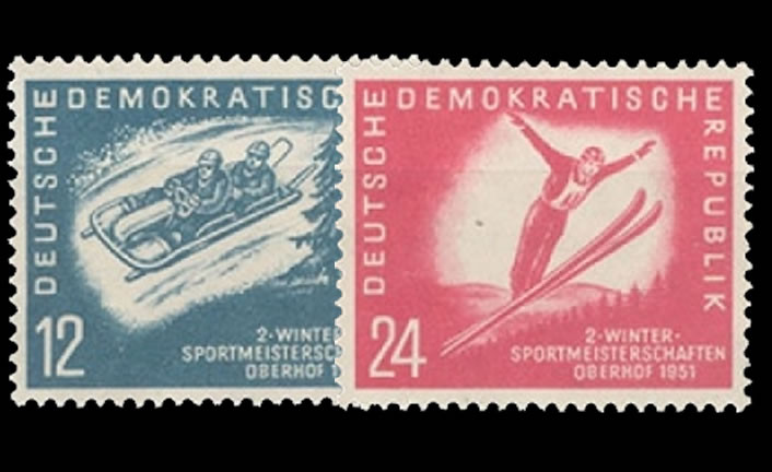 Briefmarken DDR 1951 Mi.Nr. 280-281 Postfrisch