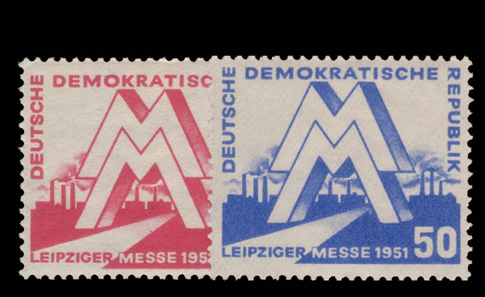 Briefmarken DDR 1951 Mi.Nr. 282-283 Postfrisch