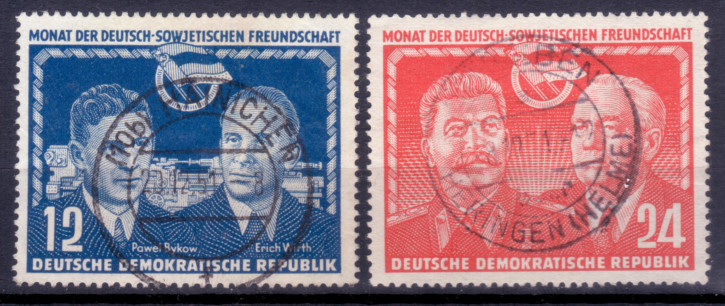 Briefmarken DDR 1951 Mi.Nr. 296-297 Gestempelt