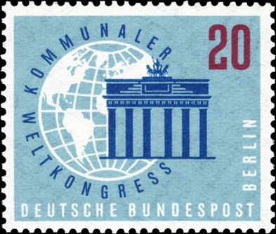 Briefmarken Berlin 1959 Mi.Nr. 187-190, Kommunaler Weltkongress. Postfrisch