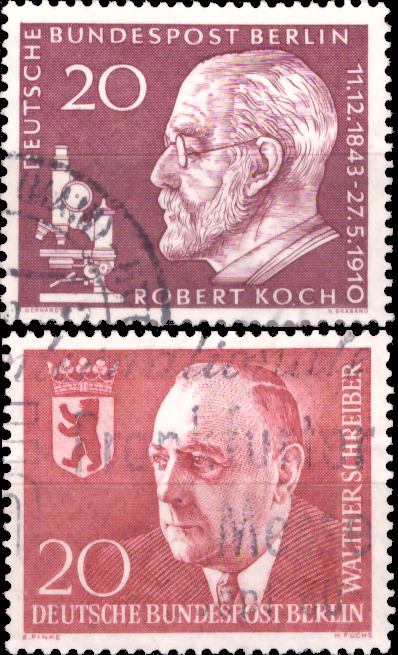 Briefmarken Berlin 1960 Mi.Nr. 191-192, Gestempelt