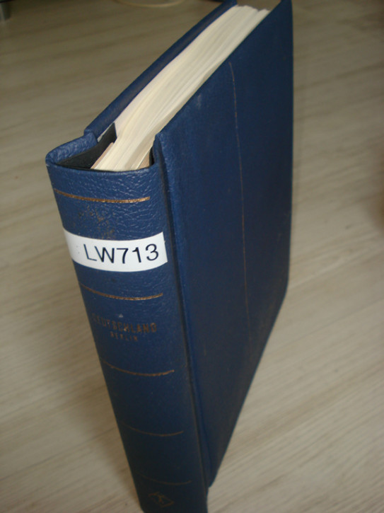 Komplettangebot Berlin - Vordruckalbum Jahrgang 1948-1990, inklusive Leuchtturm-Klemmbinder