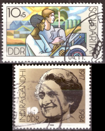Briefmarken DDR 1986, Mi.Nr. 3054, 3056, Gestempelt