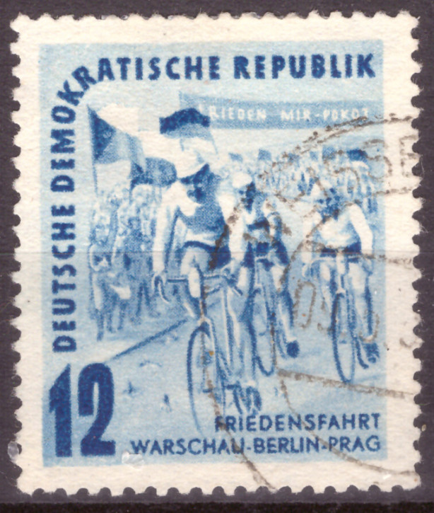 Briefmarken DDR 1952, Mi.Nr. 307, Friedensfahrt, Gestempelt