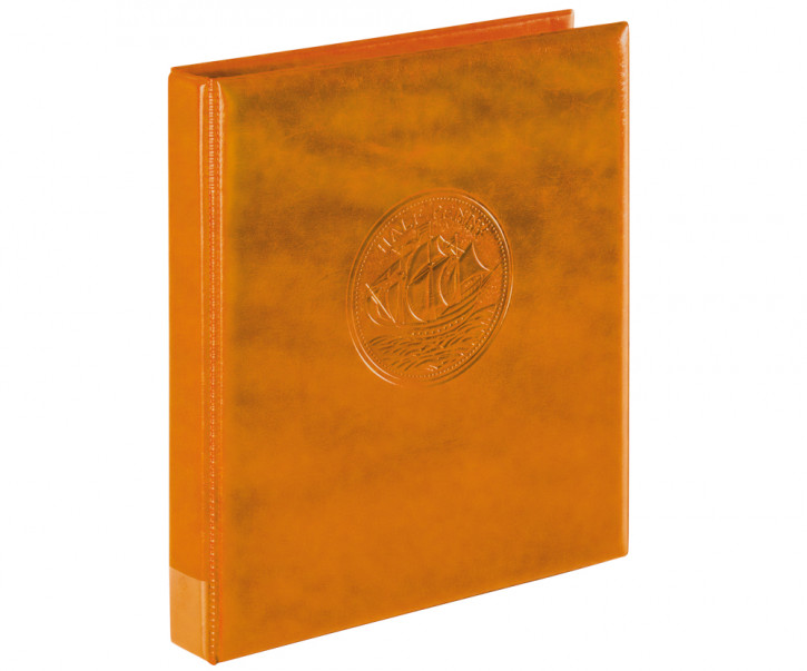 LINDNER Ringbinder "Half Penny" leer Hellbraun