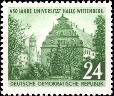 Briefmarken DDR 1952, Mi.Nr. 318, Universität Halle, Postfrisch