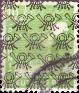 Briefmarken Alliierte Besetzung (Bi-Zone) 1948, Mi.Nr. 39II, Freimarken, Gestempelt