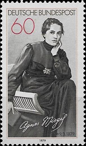 Briefmarken BRD (Bund) 1979, Mi.Nr. 1001, Agnes Miegel. Postfrisch
