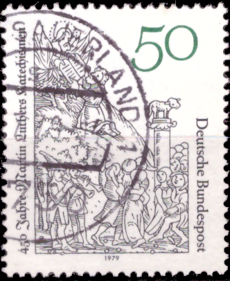 Briefmarken BRD (Bund) 1979, Mi.Nr. 1016, Katechismus. Gestempelt