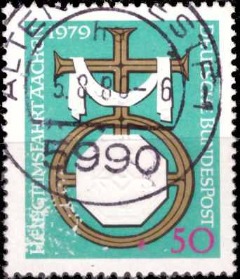 Briefmarken BRD (Bund) 1979, Mi.Nr. 1017, Heiligtumsfahrt. Gestempelt