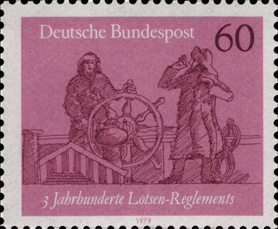 Briefmarken BRD (Bund) 1979, Mi.Nr. 1022, Lotsen-Reglements. Postfrisch