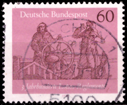 Briefmarken BRD (Bund) 1979, Mi.Nr. 1022, Lotsen-Reglements. Gestempelt
