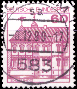 Briefmarken BRD (Bund) 1979, Mi.Nr. 1028, Freimarke: Burgen und Schlösser (III). Gestempelt