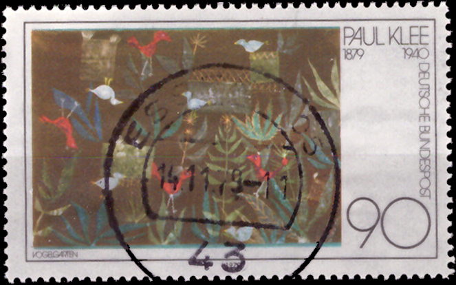 Briefmarken BRD (Bund) 1979, Mi.Nr. 1029, Paul Klee. Gestempelt