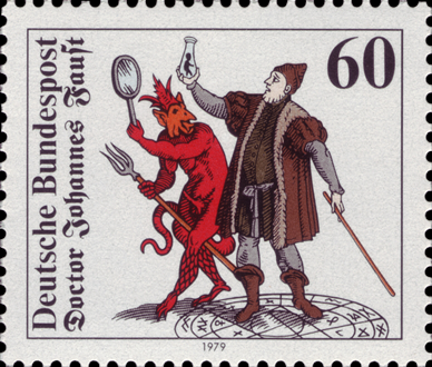 Briefmarken BRD (Bund) 1979, Mi.Nr. 1030, Doctor Johannes Faust. Postfrisch