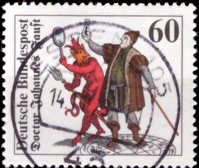 Briefmarken BRD (Bund) 1979, Mi.Nr. 1030, Doctor Johannes Faust. Gestempelt