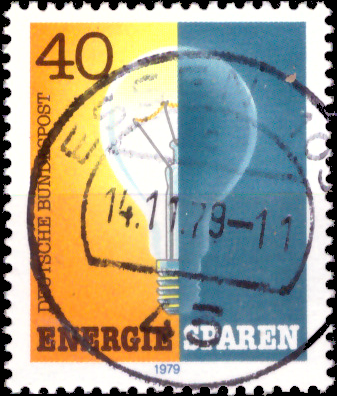 Briefmarken BRD (Bund) 1979, Mi.Nr. 1031, Energie sparen. Gestempelt