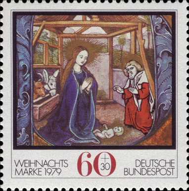 Briefmarken BRD (Bund) 1979, Mi.Nr. 1032, Weihnachten. Postfrisch