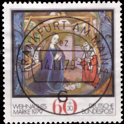 Briefmarken BRD (Bund) 1979, Mi.Nr. 1032, Weihnachten. Gestempelt