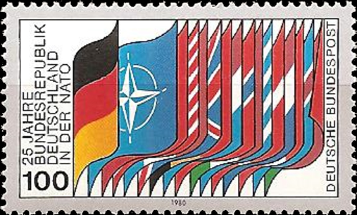Briefmarken BRD (Bund) 1980, Mi.Nr. 1034, NATO. Postfrisch