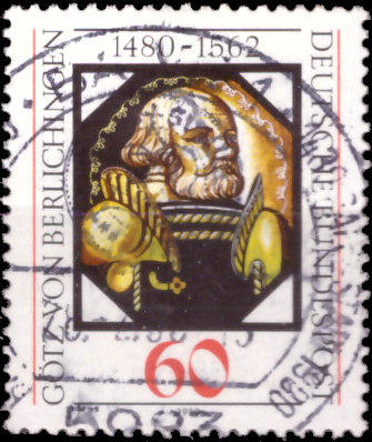 Briefmarken BRD (Bund) 1980, Mi.Nr. 1036, Götz von Berlichingen. Gestempelt