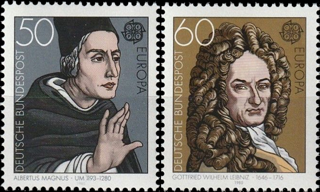 Briefmarken BRD (Bund) 1980, Mi.Nr. 1049-1050, Europa: Bedeutende Persönlichkeiten. Postfrisch