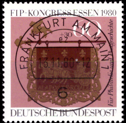 Briefmarken BRD (Bund) 1980, Mi.Nr. 1065, Philatelistenverband. Gestempelt