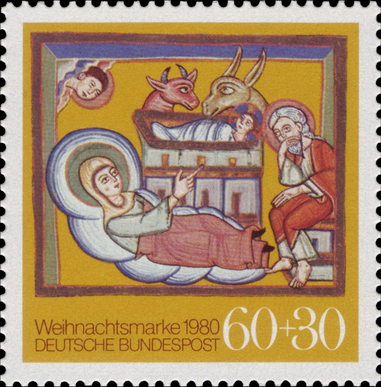 Briefmarken BRD (Bund) 1980, Mi.Nr. 1066, Weihnachten. Postfrisch