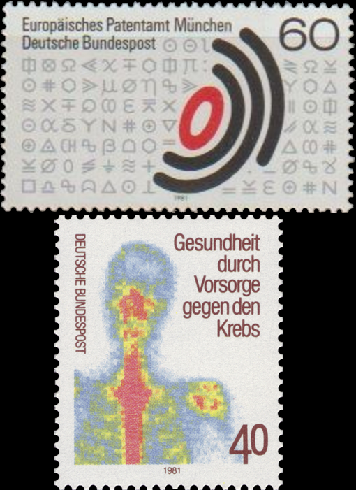 Briefmarken BRD (Bund) 1981, Mi.Nr. 1088, 1089, Postfrisch