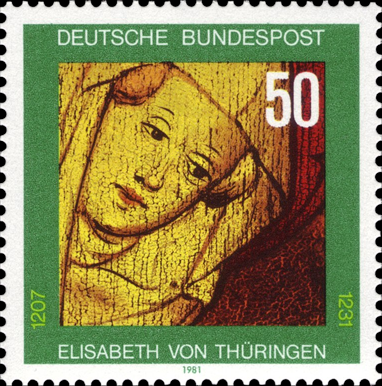 Briefmarken BRD (Bund) 1981, Mi.Nr. 1114, 750. Todestag der hl. Elisabeth. Postfrisch