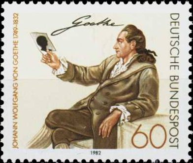 Briefmarken BRD (Bund) 1982, Mi.Nr. 1121, Johann Wolfgang von Goethe. Postfrisch